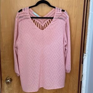 Pink blouse